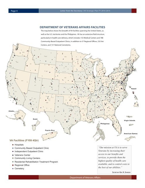 VA Strategic Plan FY 2010-2014 - US Department of Veterans Affairs