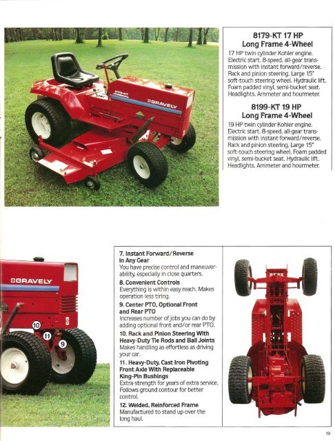 Gravely Lawn And Garden Tractors: The choice of demanding ...