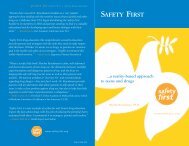 Safety First: A Reality-Based Approach to Teens, Drugs ... - Diogenis