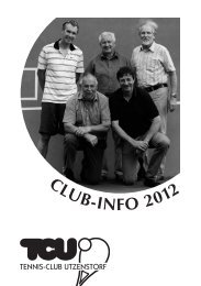 CLUB-INFO 2012 - Tennis Club Utzenstorf