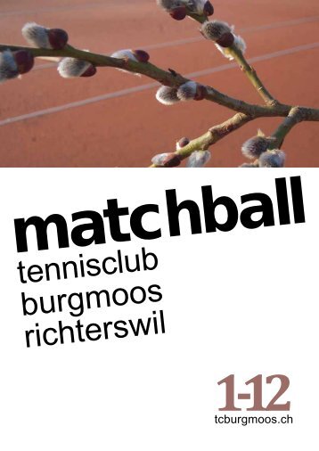 Erste» Hallensaison - Tennisclub Burgmoos Richterswil