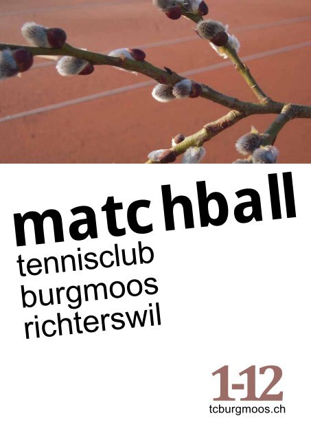 Erste» Hallensaison - Tennisclub Burgmoos Richterswil