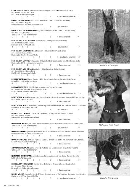 dobermann vuosikirja 2006 - Suomen Dobermannyhdistys