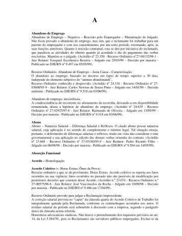 2ÂºTrimestre - Tribunal Regional do Trabalho da 21Âª RegiÃ£o