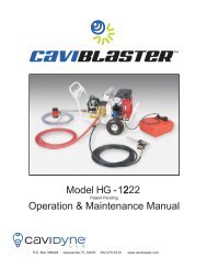 1222 O&M Manual ver 1.0 - Cavidyne LLC