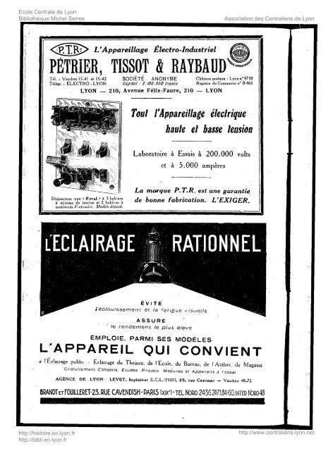 Revue Technica, annÃ©e 1930, numÃ©ro 256 - Histoire de l'Ãcole ...