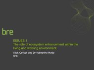 The role of ecosystem enhancement within the living and working ...