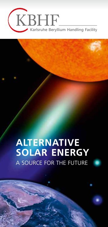 Alternative solar Energy