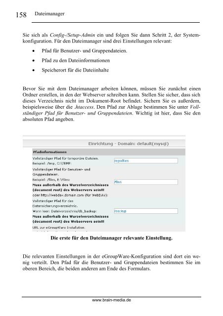 eGroupWare 1.4 kompakt - Brain-Media.de Brain-Media.de