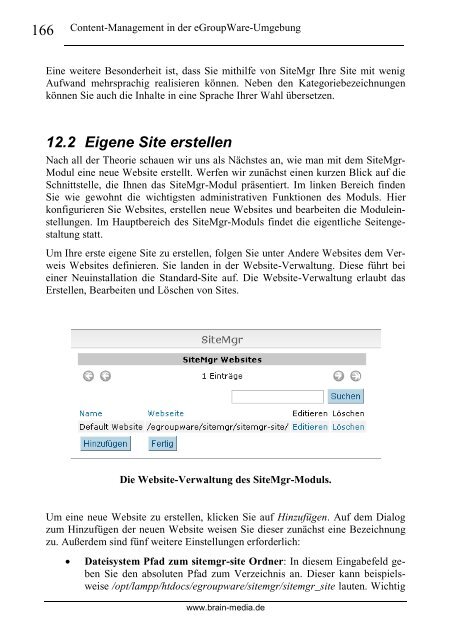 eGroupWare 1.4 kompakt - Brain-Media.de Brain-Media.de