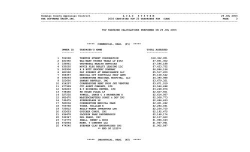 Untitled - Hidalgo County Appraisal District