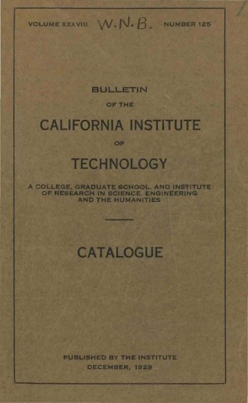 Copy 2 of DOC - Caltechcampuspubs - California Institute of ...