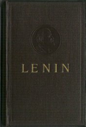 Collected Works of V. I. Lenin - Vol. 6 - From Marx to Mao