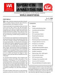 Download Update 11 - Update in Anaesthesia - WFSA