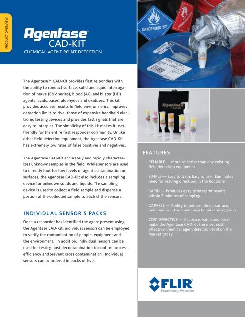 Agentase CAD-Kit data sheet - FLIR.com