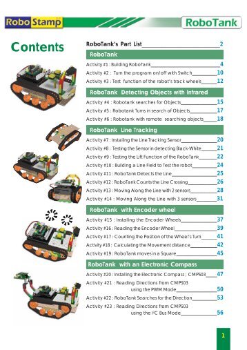 RoboTankE Manual - Inex