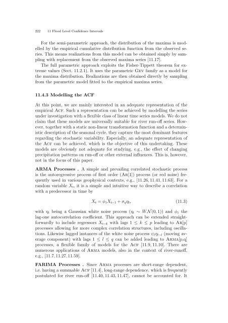 11. Confidence Intervals for Flood Return Level Estimates assuming ...