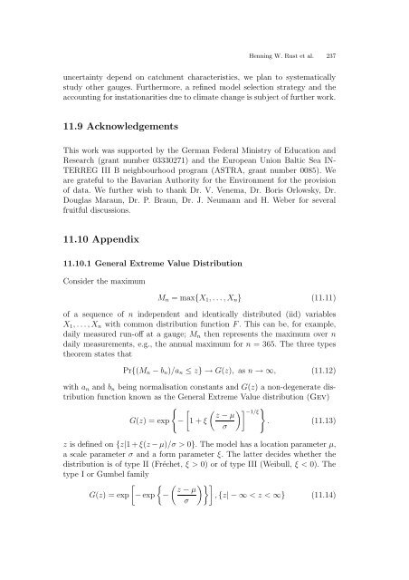 11. Confidence Intervals for Flood Return Level Estimates assuming ...