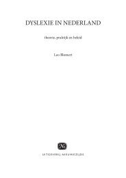 DYSLEXIE IN NEDERLAND - Masterplan Dyslexie