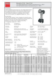 Datenblatt - GSR Ventiltechnik