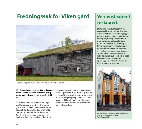 Troms fylkeskommunes Ã¥rsrapport 2004