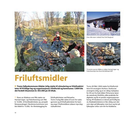 Troms fylkeskommunes Ã¥rsrapport 2004