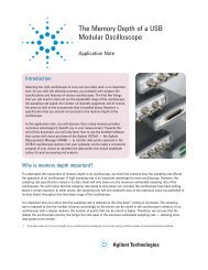 The Memory Depth of a USB Modular Oscilloscope - Agilent ...