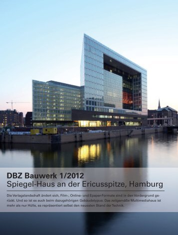 DBZ Bauwerk 1|2012 Die Verlagslandschaft Ã¤ndert sich, Film-, Online