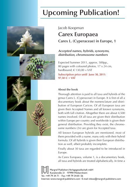 Carex Europaea