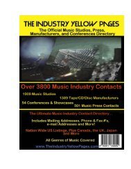 Studios.. - The Industry Yellow Pages
