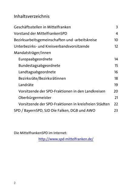 MittelfrankenSPD - SPD Mittelfranken