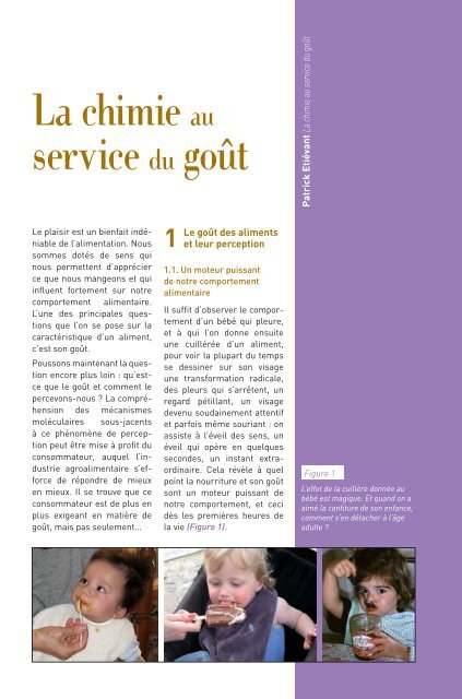 La chimie au service du goût (PDF - 1076 Ko) - Mediachimie.org