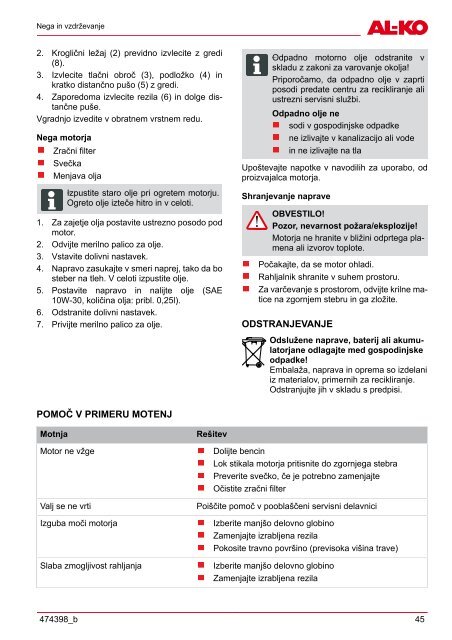 User Manual - AL-KO Garten + Hobby