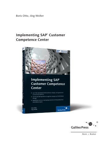 Implementing SAP Customer Competence Center - SAP-Hefte