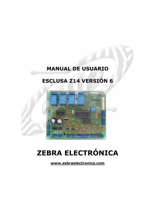 MANUAL ESCLUSA V6.pdf - Zebra Electronica