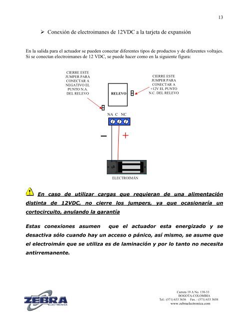 MANUAL ESCLUSA V6.pdf - Zebra Electronica