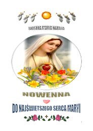 Nowenna do Niepokalanego Serca Maryi.pdf - echo CHRYSTUSA ...