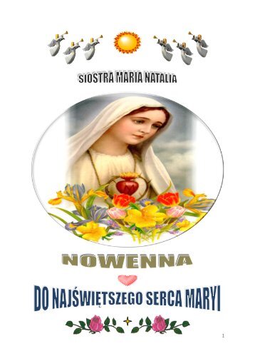 Nowenna do Niepokalanego Serca Maryi.pdf - echo CHRYSTUSA ...