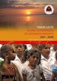 TIMOR-LESTE PLANO ESTRATÉGICO DE DESENVOLVIMENTO ...