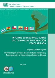 informe subregional sobre uso de drogas en poblaciÃƒÂ³n ... - cicad