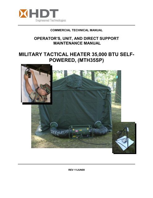 Military Tactical Heater 35 000 Btu Self Hdt Global