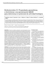 Ecdiesteroides II. Propiedades geométricas y electrónicas: una ...