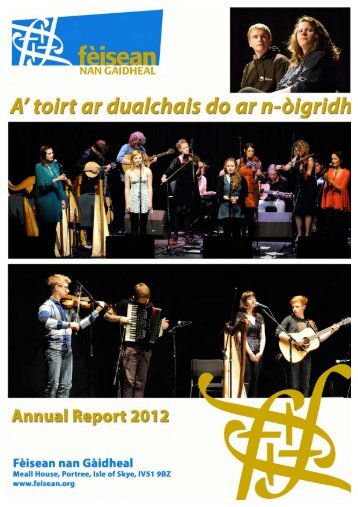 Annual Report 2012 - FÃ¨isean nan GÃ idheal