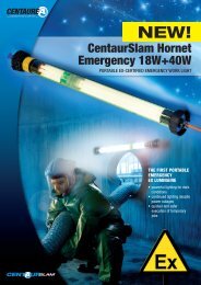 CentaurSlam Hornet Emergency 18W+40W - Safeexit A/S