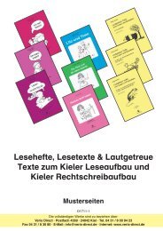 Lesehefte, Lesetexte & Lautgetreue Texte zum Kieler Leseaufbau und