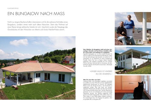Ein Bungalow nach Mass (PDF) - Swisshaus AG