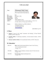 Mohammad Mehdi Naderi - Avicenna Research Institute