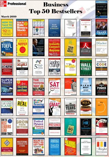 Business Top 50 Bestsellers - McGraw-Hill Books