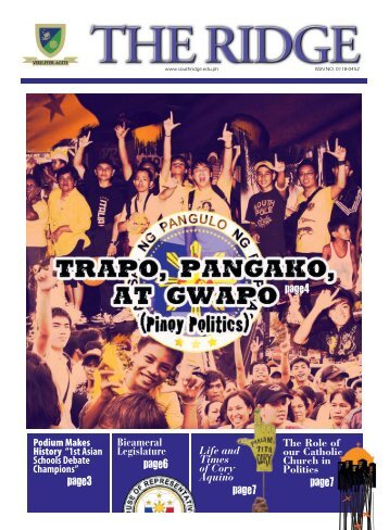 Trapo, Pangako, at Gwapo (Pinoy Politics) 2009-12 - PAREF ...