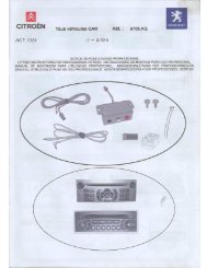 Aux In 9706.AG installation instructions - Citroen C5 club